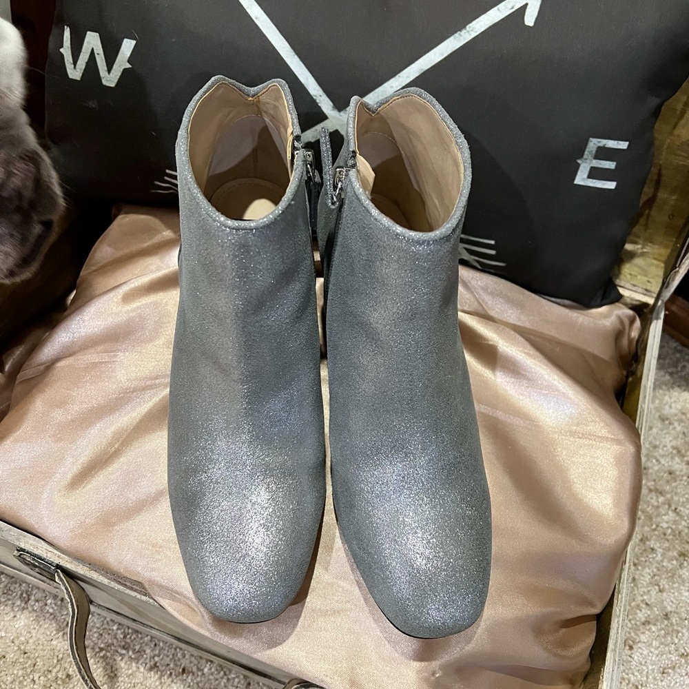 WHBM silver booties - Picture 2 of 8